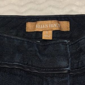 Ellen Tracy jeans/dark wash/Trouser cut